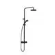 KLUDI-DIVE-DIVE-S-3S-Thermostat-Dual-Shower-System-mattschwarz-6807939-00 gallery number 1